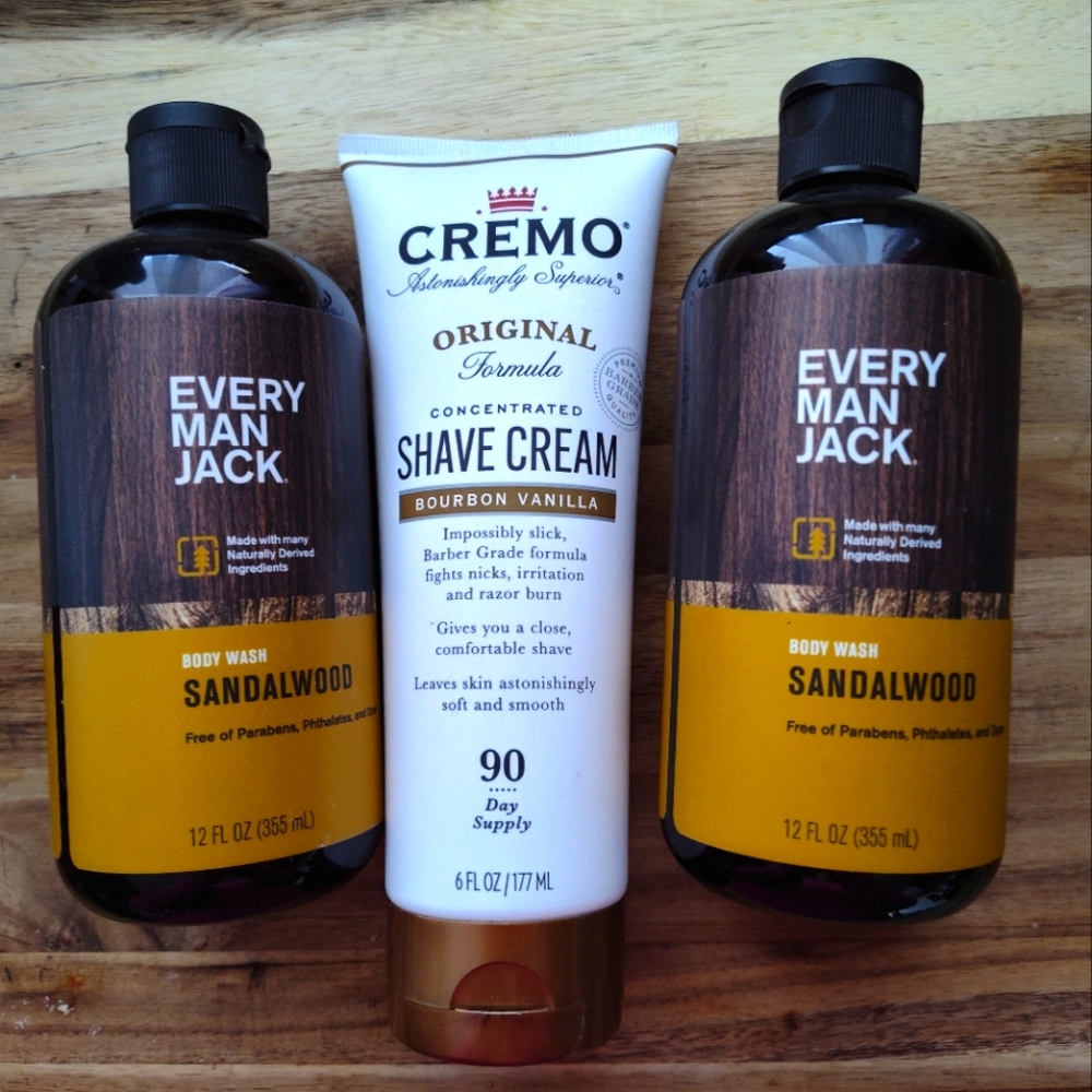 2-Pack Every Man Jack Sandlewood Body Wash 16.9fl Oz Each Creamo Shave &…